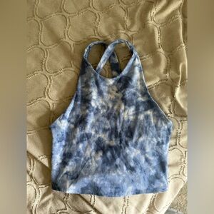 Abercrombie & Fitch Blue Crop Tank Top